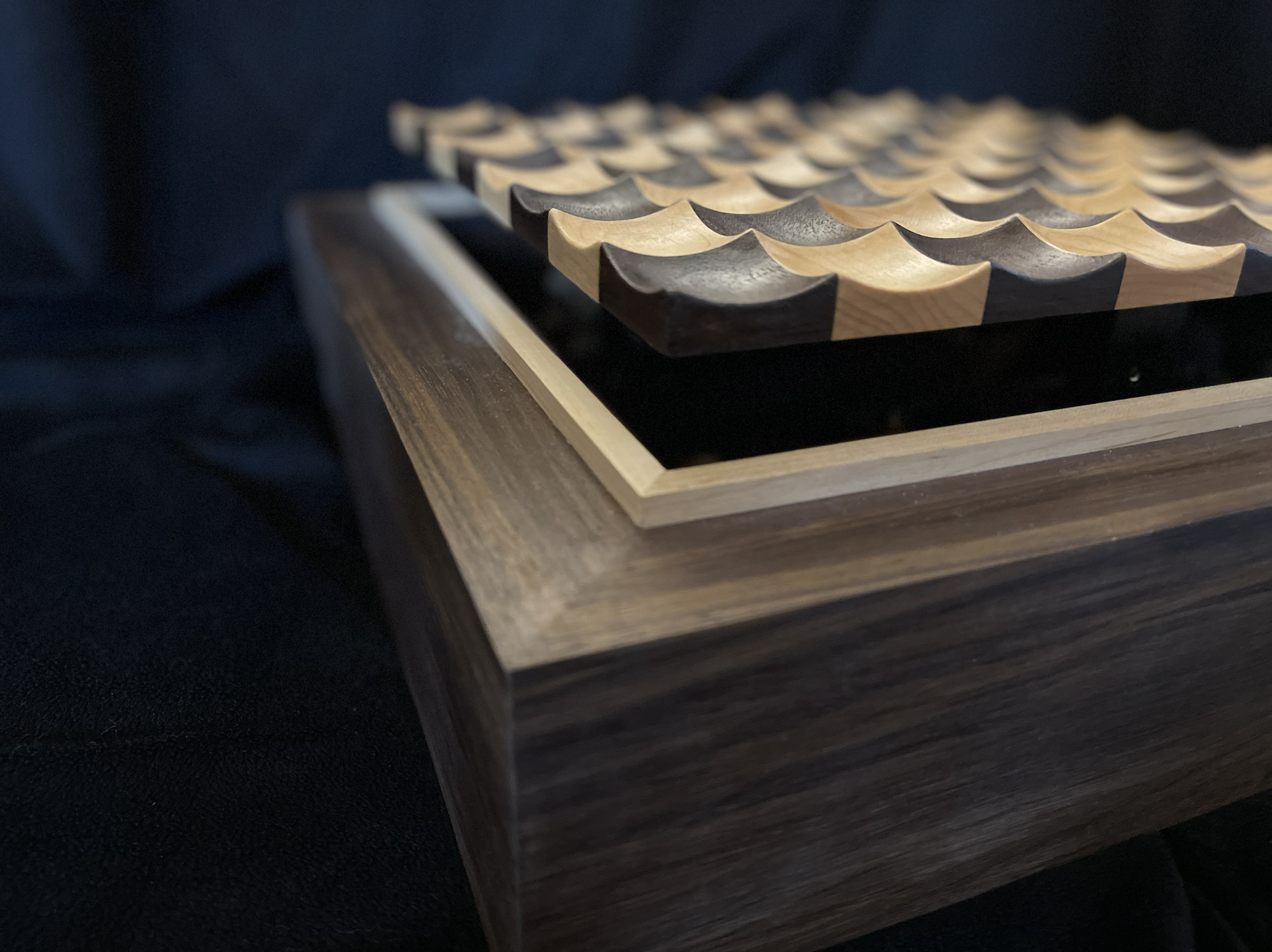 Chess Board in 'Lifted' Position