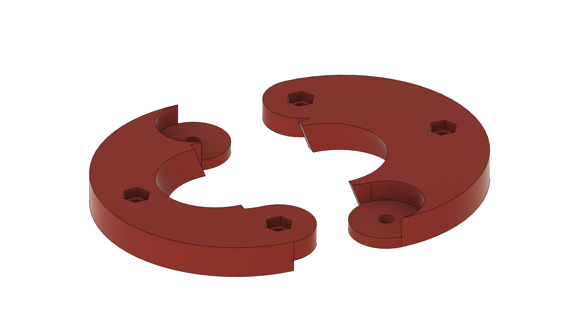 Hex Cutout on Underside of Component