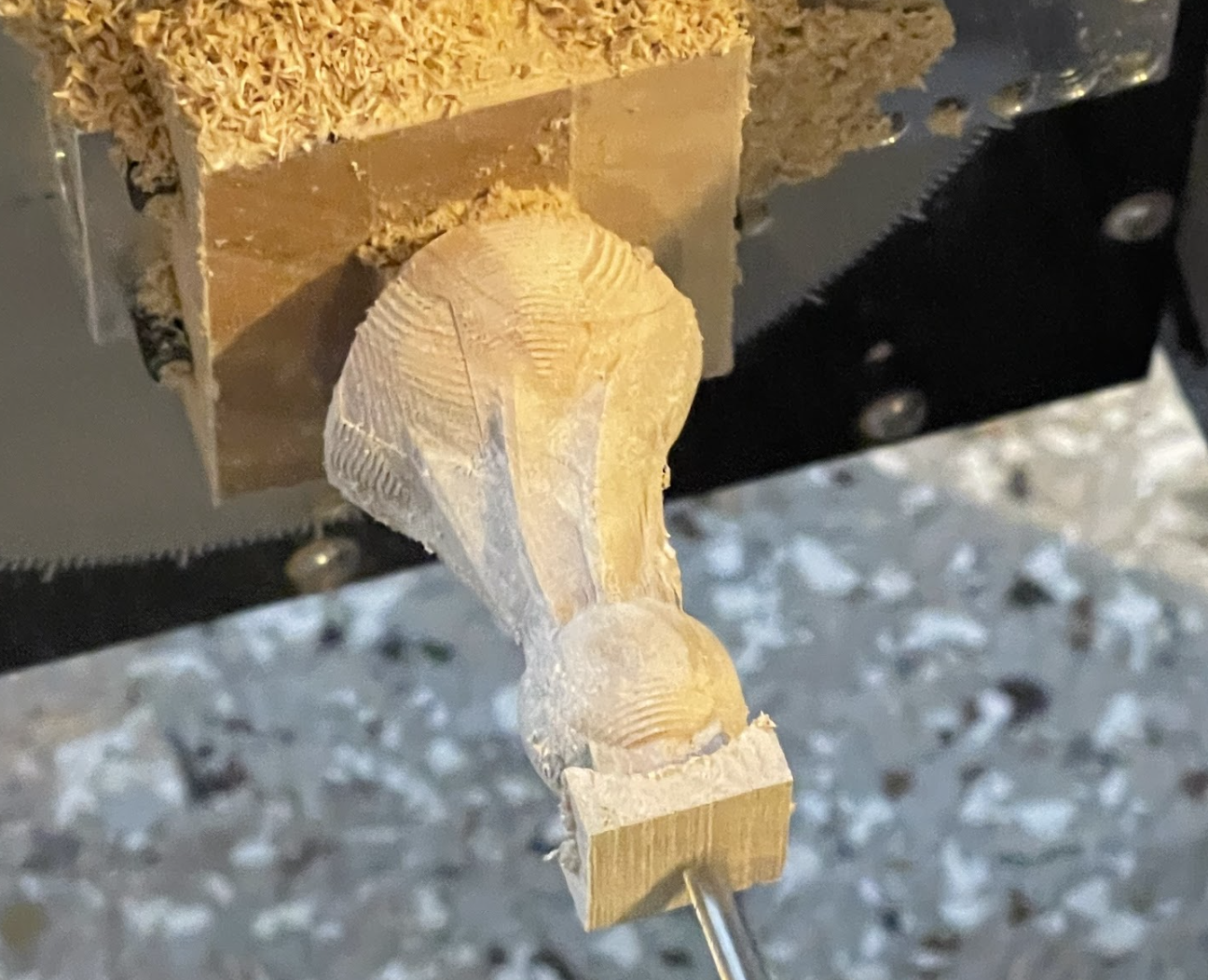 Piece with Revised Milling Operation