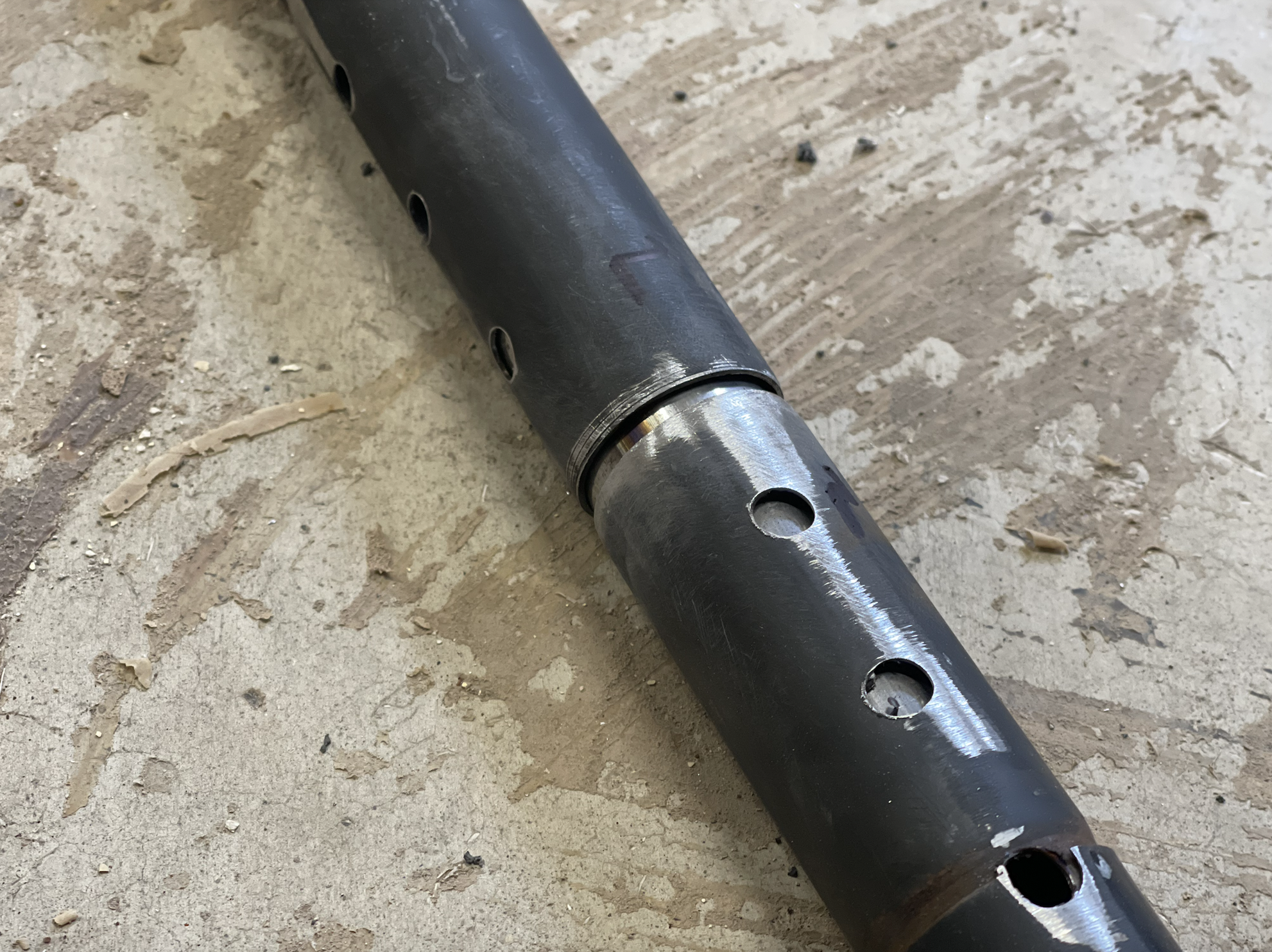 Steel Splice Reinforcement Inside Aluminum Joint