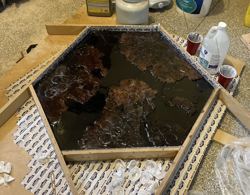 Cured Epoxy Tabletop