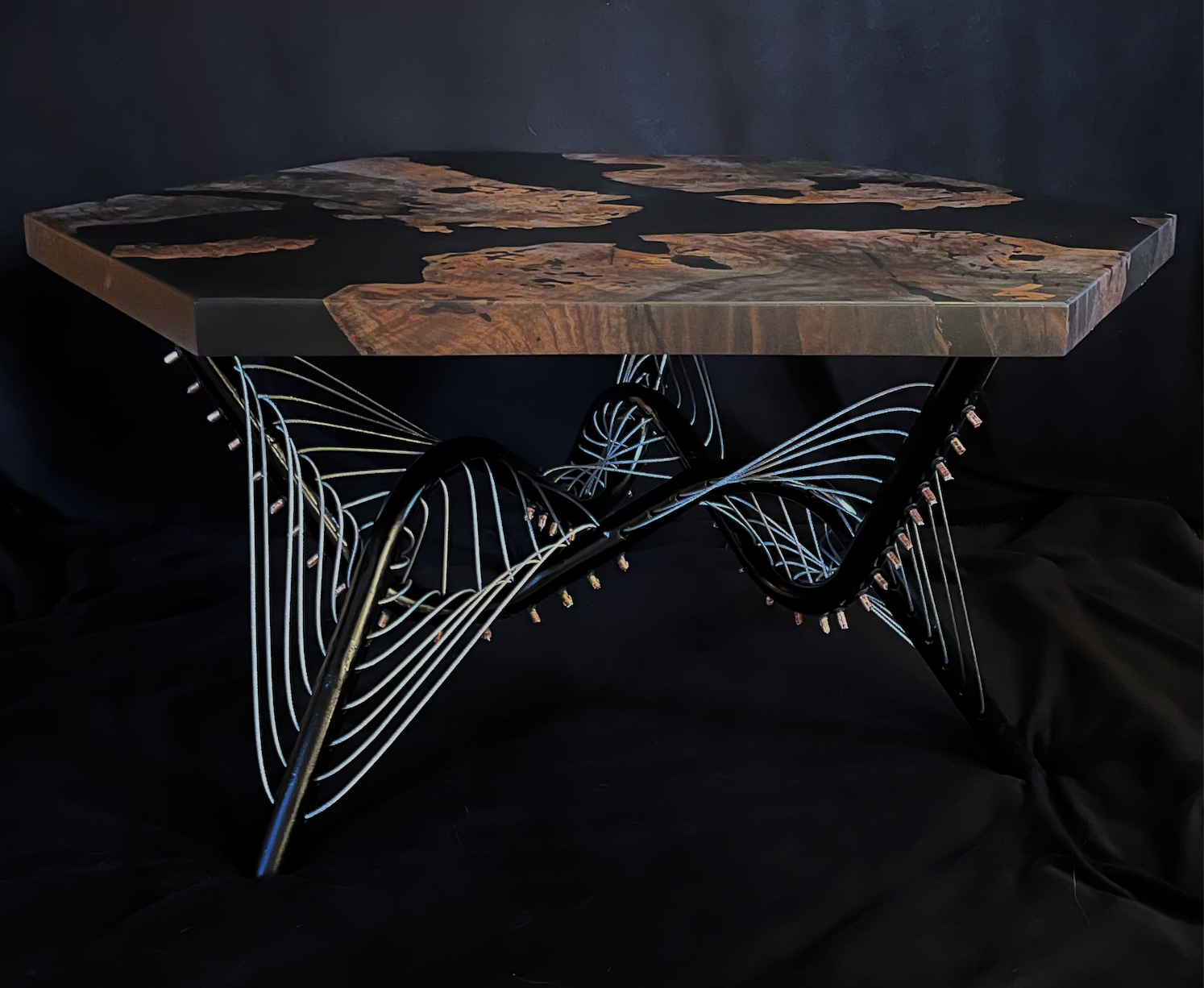 Finished Tensegrity Table