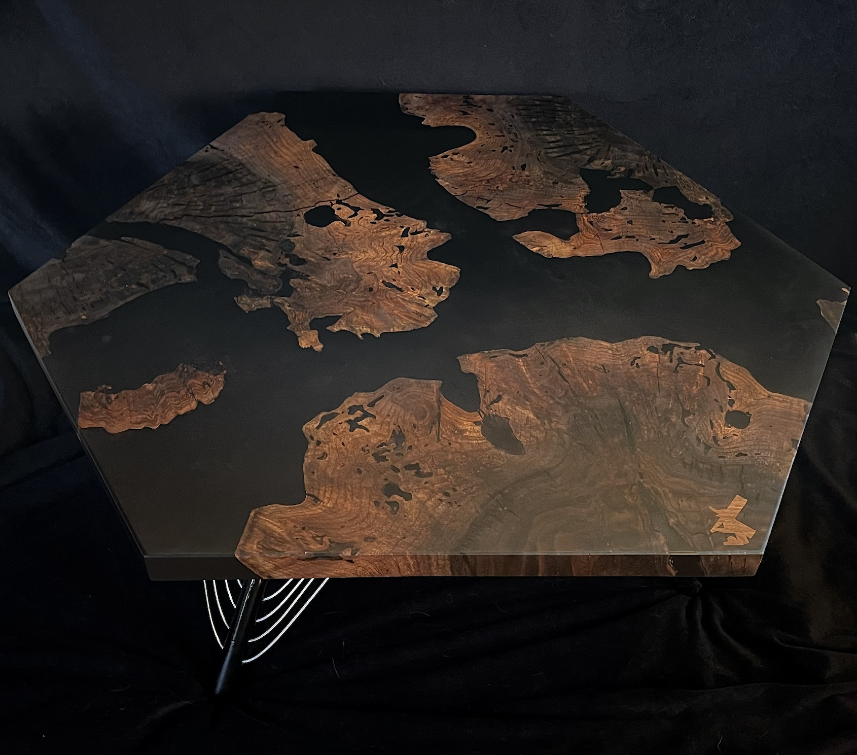 Wood and Epoxy Tabletop