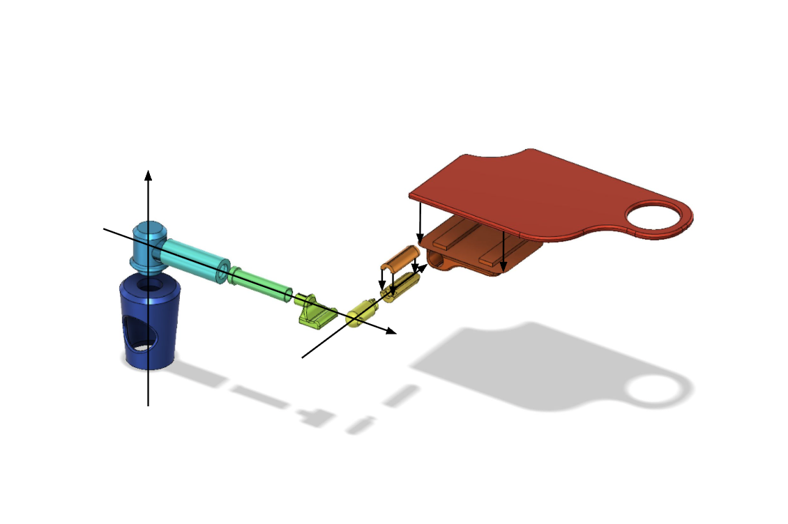 Assembly of Tray Table Components